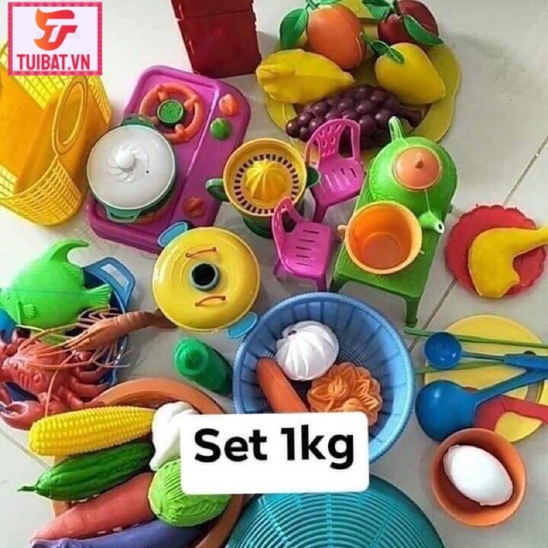 Đồ Chơi trẻ em theo Cân - đồ nhà bếp 1 kg nhựa VIỆT NAM nguyên sinh không mùi an toàn cho bé
