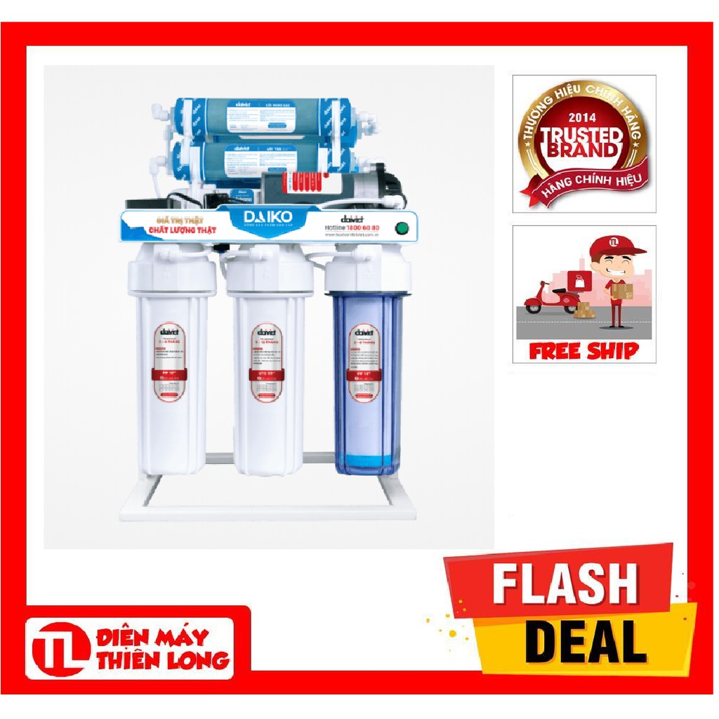 Máy lọc nước RO Daikio DAW-34006D2