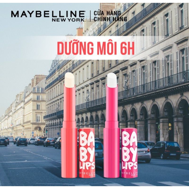 Son dưỡng môi Baby Lips Bloom Maybelline New York chống nắng SPF 16 (có màu) 1.7g