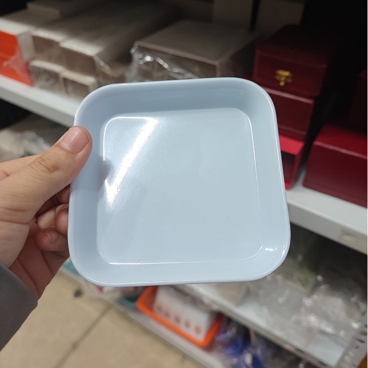 Đĩa Nhựa Mica Đựng Trang Sức, Đá, Phụ Kiện Nhỏ Sẵn 2 Size