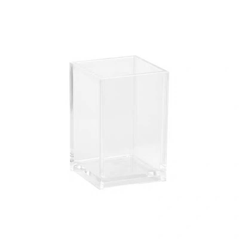 Ống Đựng Bút Vuông Bằng Nhựa Acrylic Trong Suốt