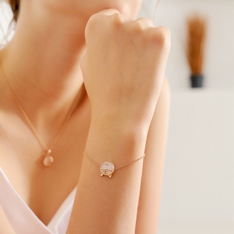 Vòng tay mèo may mắn dễ thương Vòng tay nữ thời trang hàn quốc Vòng tay dễ thương tính khí