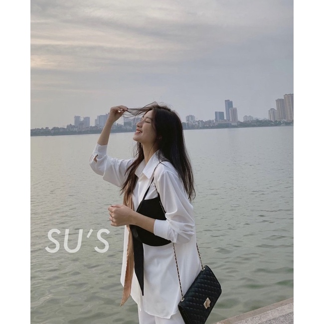 Set áo sơ mi và 2 dây buộc nơ