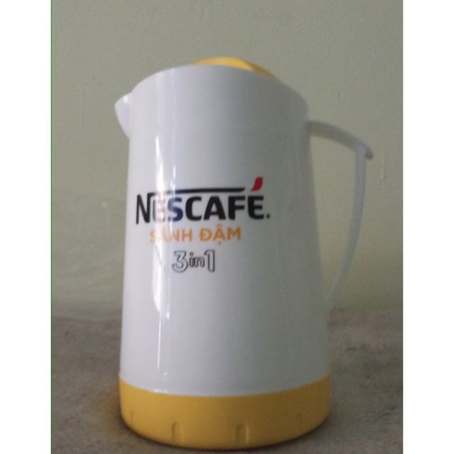 Bình giữ nhiệt nhựa 1.5lit hàng quà tặng nescafe