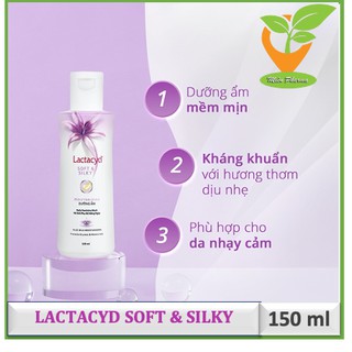 Dung dịch vệ sinh phụ nữ Lactacyd Soft & Silky [DDVSPN]