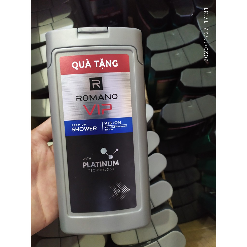 Sữa tắm/ Dầu gội cao cấp Romano Vip 150g/ 180g