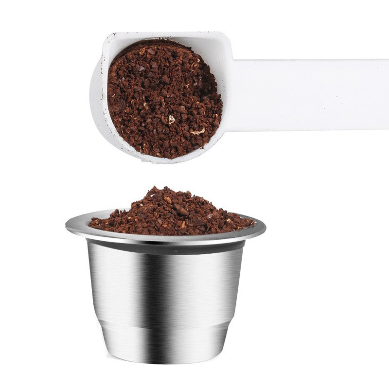 Reusable Espresso Capsules Refillable Coffee for Nespresso Brewer