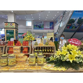 500ml mật ong + 150g phấn hoa