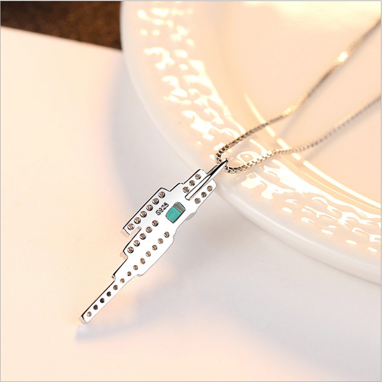 Dây Chuyền Bạc Nữ Hoàng Tộc Cao Cấp M1450-Bảo Ngọc Jewelry