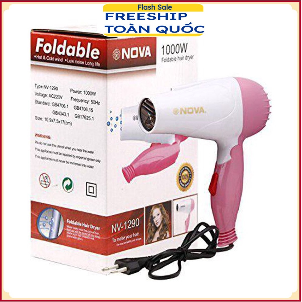 PVN6572 Máy Sấy Tóc Nova Mini Du Lịch T2 .
