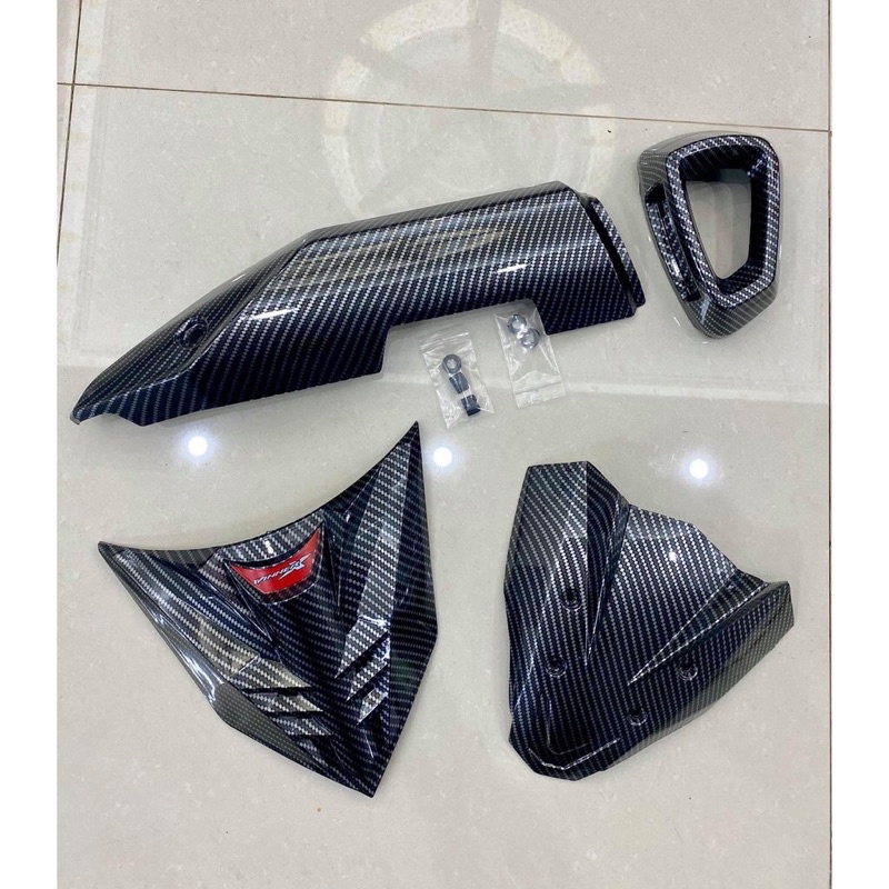 Combo 5 món ốp cacbon kèm chụp ống xả winnerx cực đẹp