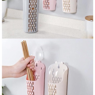 Ống đựng đũa dán tường có nắp đậy