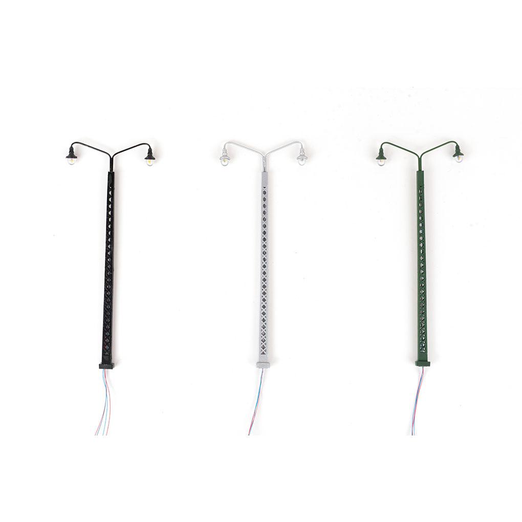 Đèn LED Hai Đầu Mini Bằng Kim Loại Ánh Sáng Trắng Ấm Trang Trí Tiểu Cảnh