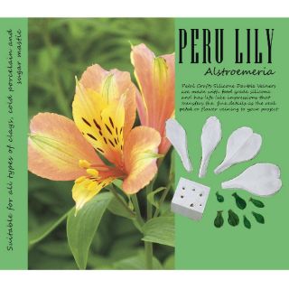 Peru Lily - Khuôn vân nhựa dẻo hoa đất lấy vân 2 mặt