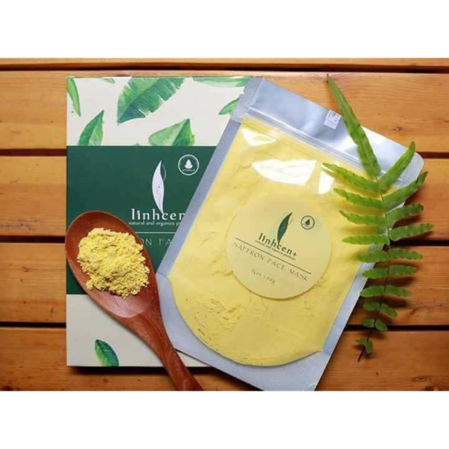 Saffron face mask