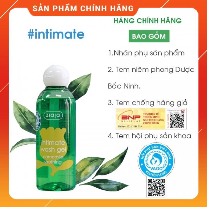 Dung Dịch Vệ Sinh phụ nữ Intima ZIAJA Ba Lan dùng được cho nam, an toàn, da nhạy cảm - mẫu mới 200ml