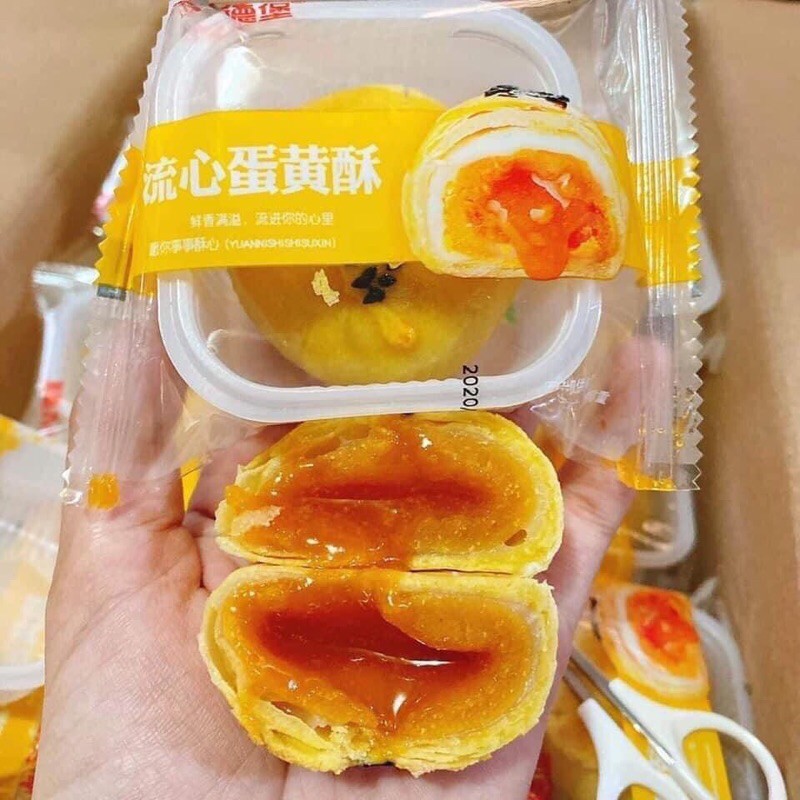 [Mã 77FMCGSALE1 giảm 10% đơn 250K] Bánh Liu Kí Trứng Chảy EGG YOLK Đài Loan