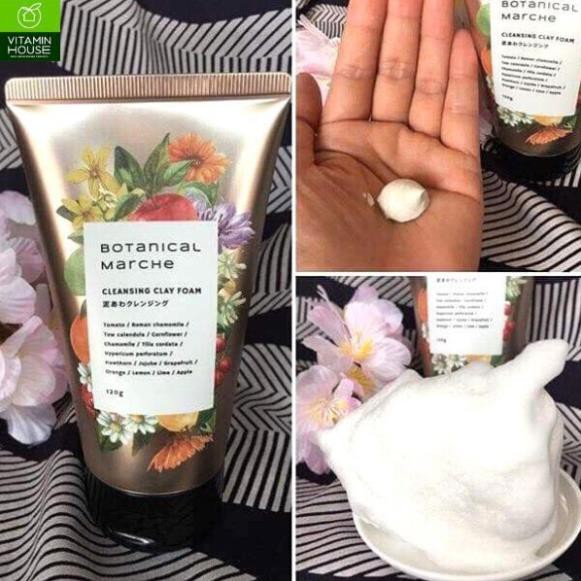 Sữa rửa mặt đất sét làm sạch sâu lỗ chân lông Botanical Marche 120gCHÍNH HÃNG khả năng làm sạch sâu khá đỉnh