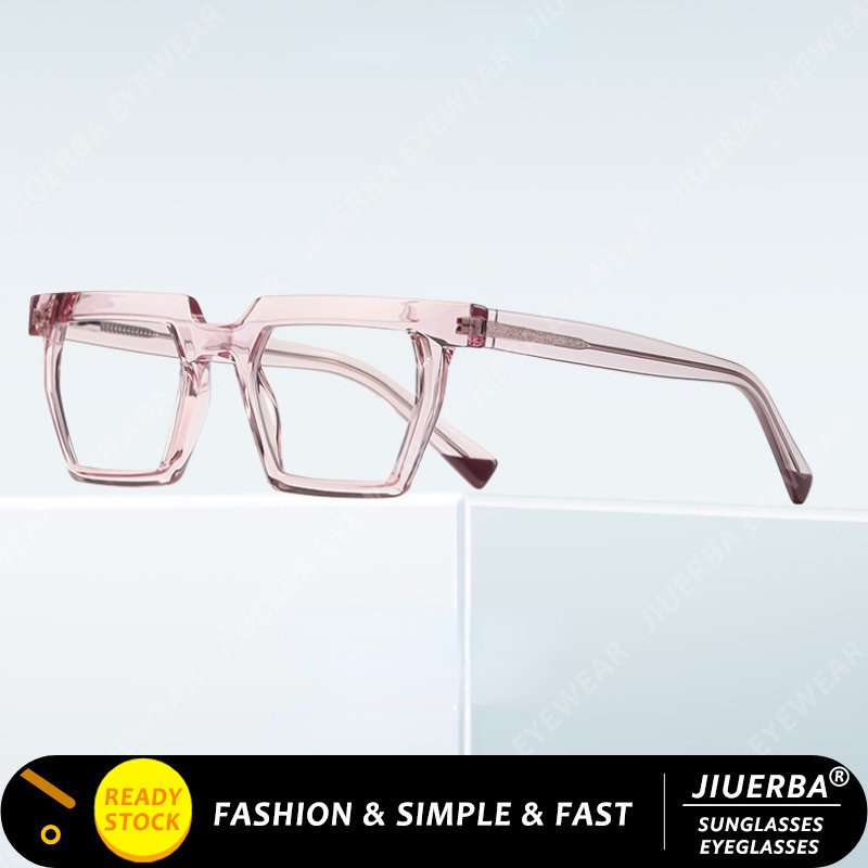 Mắt Kính Chống Ánh Sáng Xanh TR90 Polygon Ferrule Temple Thời Trang Mới