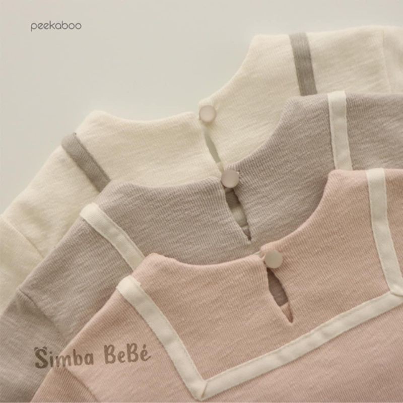 [CHẤT] Bộ Bodysuit thuỷ thủ Roa chất mỏng Peekaboo nội địa Hàn cho bé | BigBuy360 - bigbuy360.vn