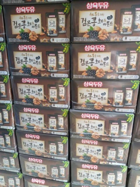 Sữa Óc Chó hạnh nhân đậu đen Hàn Quốc Sahmyook 20 gói
