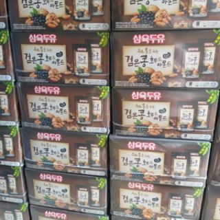 Sữa đậu đen, óc chó, hạnh nhân Sahmyook 195ML