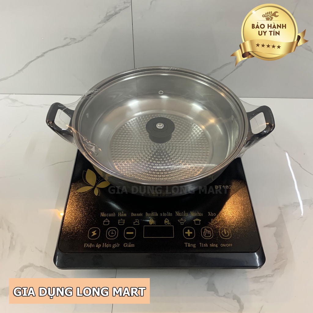 💥Bếp điện từ Media MD-BT1820 tặng kèm nồi - Bếp từ đơn phím cơ media md-bt1820 công suất 2000W