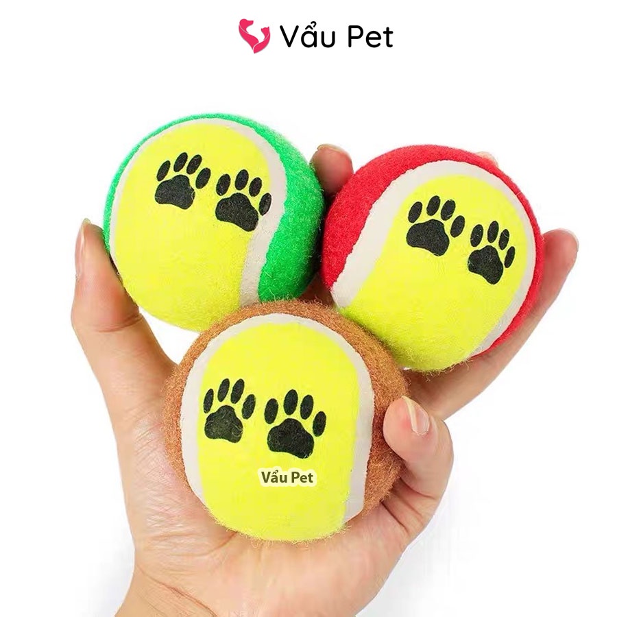 Bóng tenis đồ chơi cho chó mèo - Đồ chơi cho chó mèo thú cưng Vẩu Pet Shop