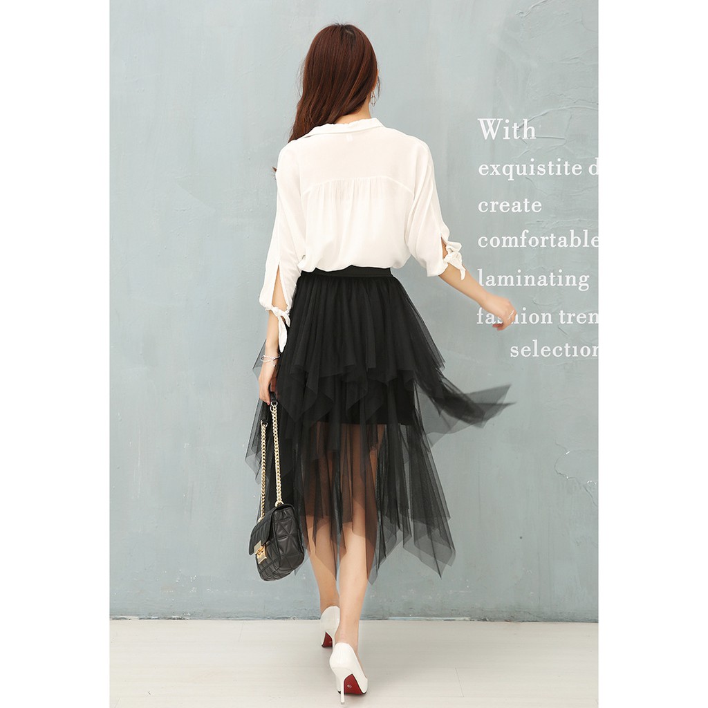 Váy lưới cổ tích đa tầng dễ thương VAY85 free size