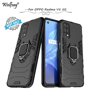REALME Ốp Lưng Chống Sốc Có Giá Đỡ Cho Điện Thoại Oppo Realme V5 5g