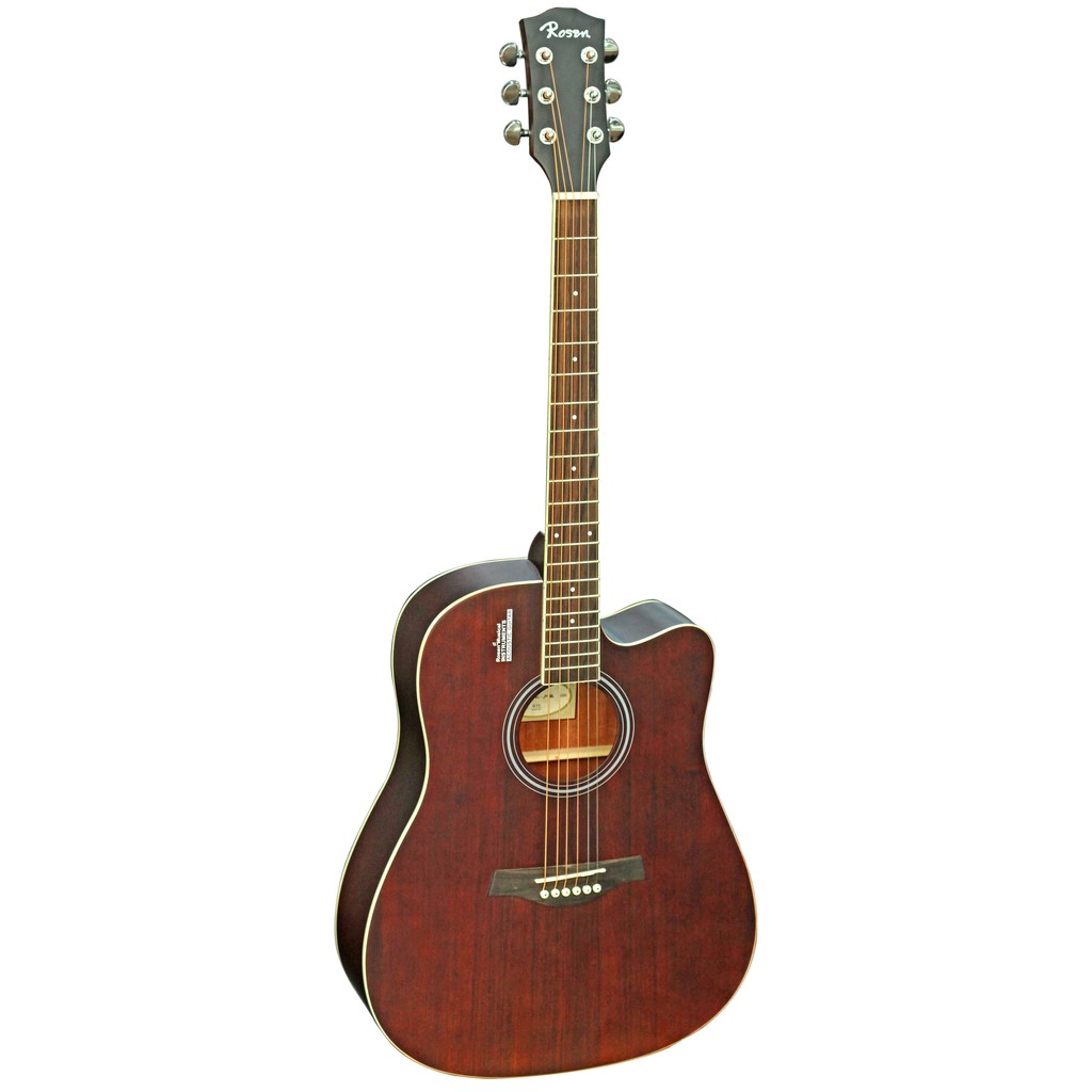 Đàn Guitar Acoustic Rosen Nâu G11 -Tặng Kèm khóa học của guitarist Hiển Râu và đầy đủ phụ kiện