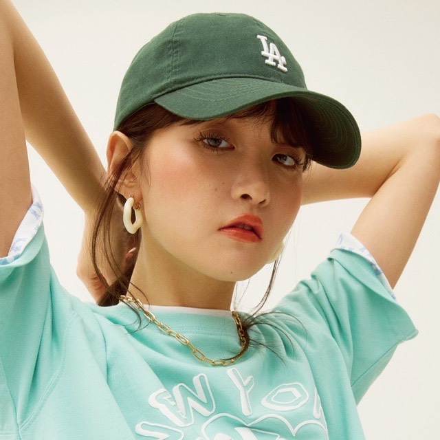 Nón cap lưỡi trai MLB la xanh, ny đen hàn quốc full tag authentic bao check