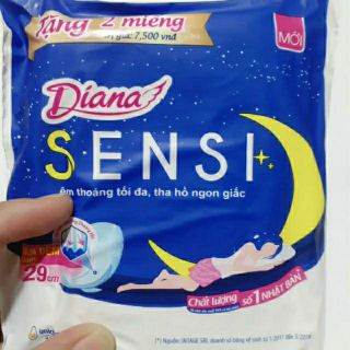  Combo 20 miếng BVS SENSI ban đêm có cánh 29cm (10 gói)