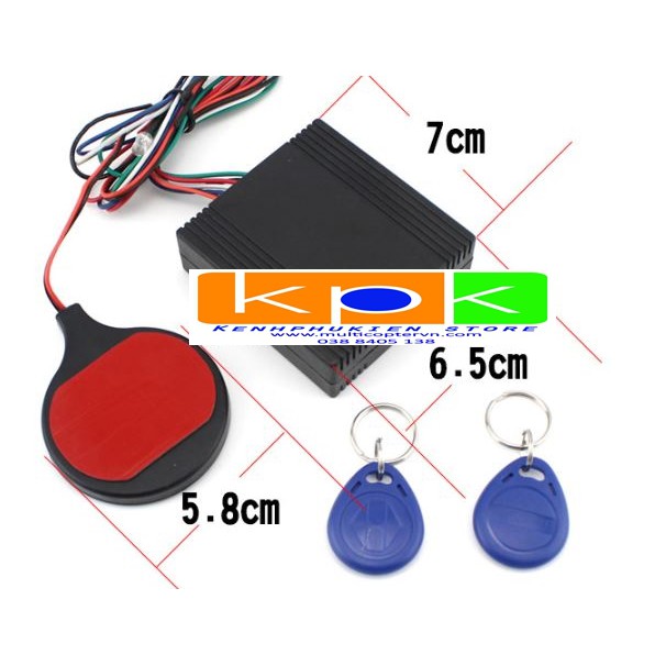 bộ chống trộm xe máy thẻ từ