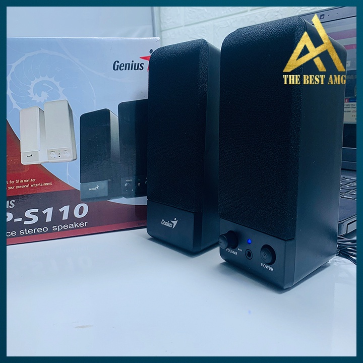 Loa Máy Vi Tính PC Laptop 2.0 GENIUS SP-S110 Loa Nghe Nhạc Để Bàn Có Dây Mini