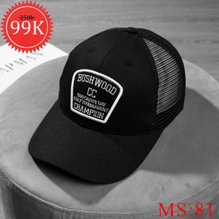 Nón lưỡi trai Kaki nam nữ freesize, full hộp, Nón Kết thêu Logo, Đen