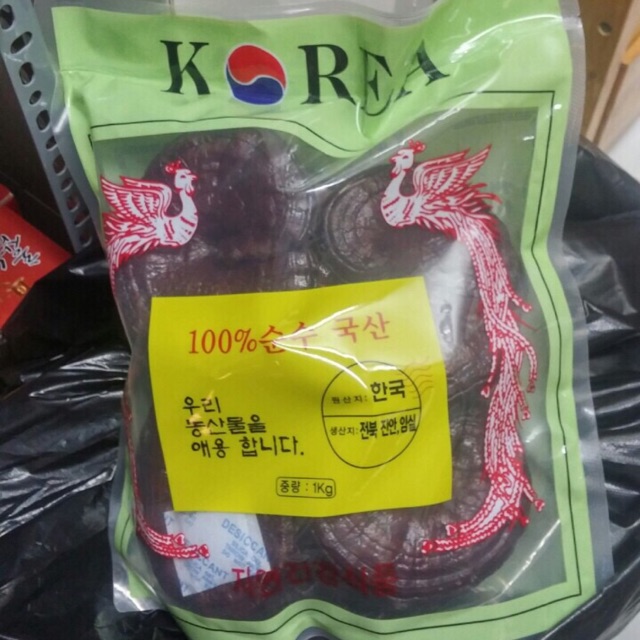 Nấm linh chi đỏ túi xanh Hàn Quốc