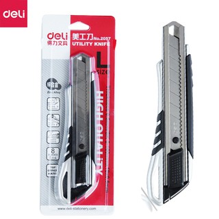Dao trổ to cán Inox Deli 2057
