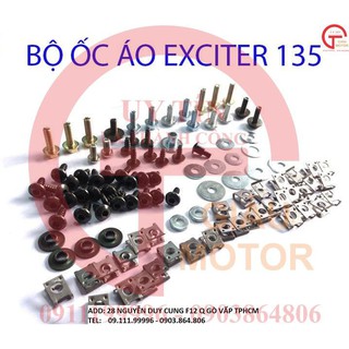 [ SALE] FULL TRỌN BỘ ỐC LẮP DÀN ÁO CHO XE YAMAHA EXCITER 135