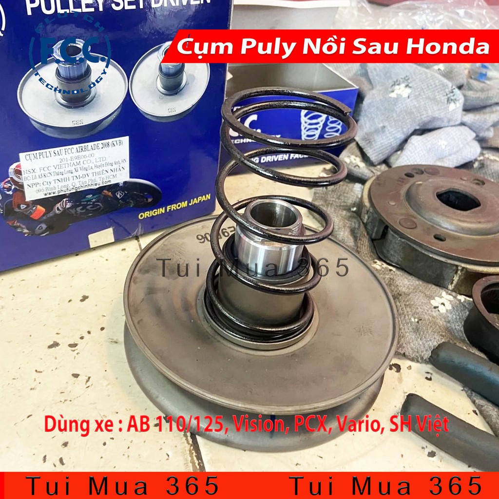 Bộ Puly FCC Nồi Sau Xe Air Blade, Vision, PCX, Vario, SH Việt