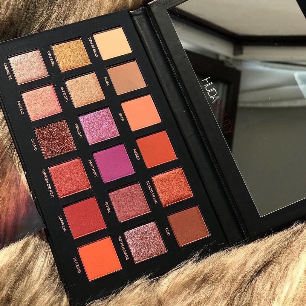 Bảng mắt Huda 18 ô các tone hot Desert Dusk - New Nude