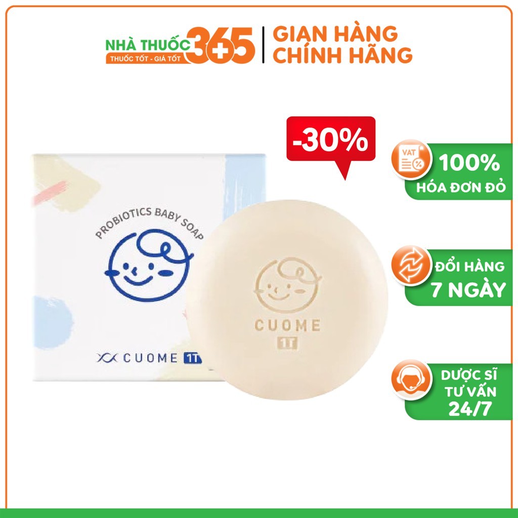 Xà Phòng Cho Bé Bổ Sung Lợi Khuẩn Cuome Probiotics Soap 100g