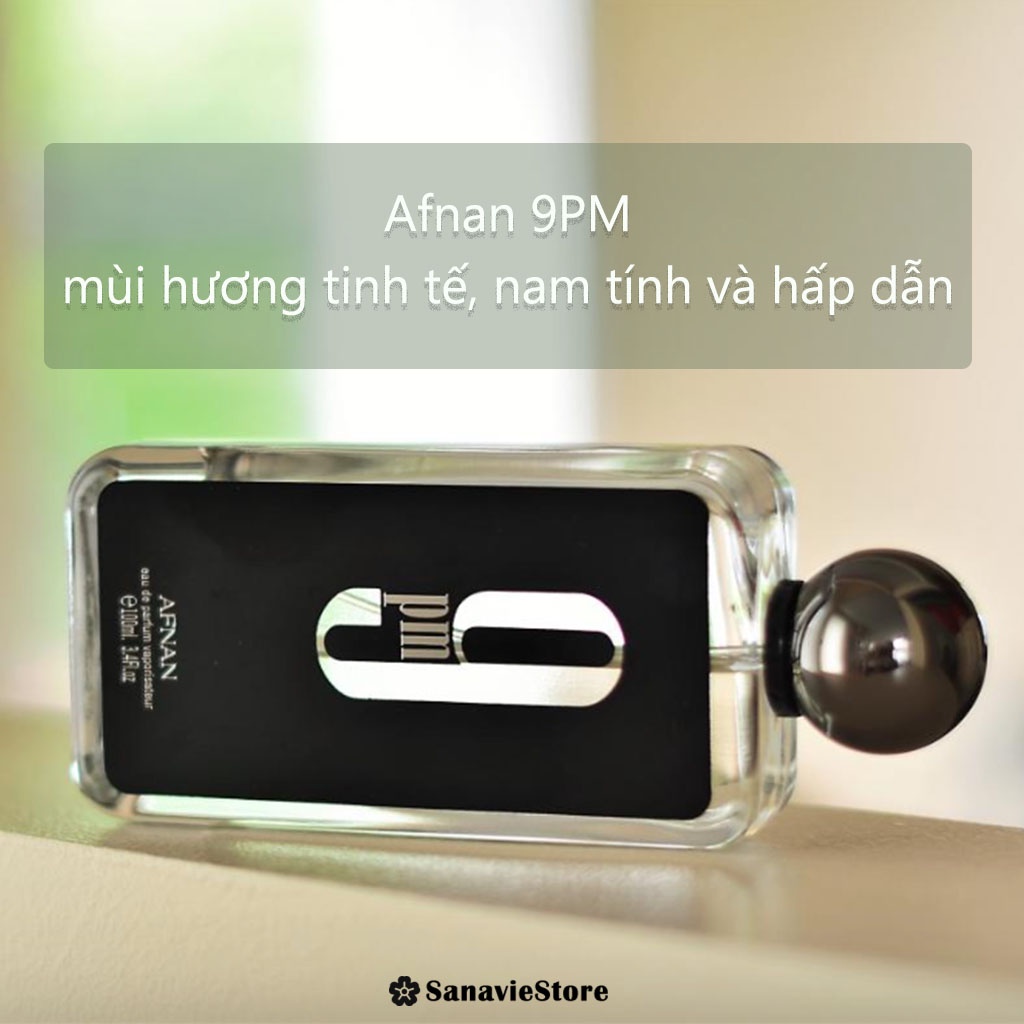 Nước Hoa 9PM, Nước Hoa Afnan 9PM For Men EDP, Mẫu Thử 2ml, 5ml, 10ml Chính Hãng
