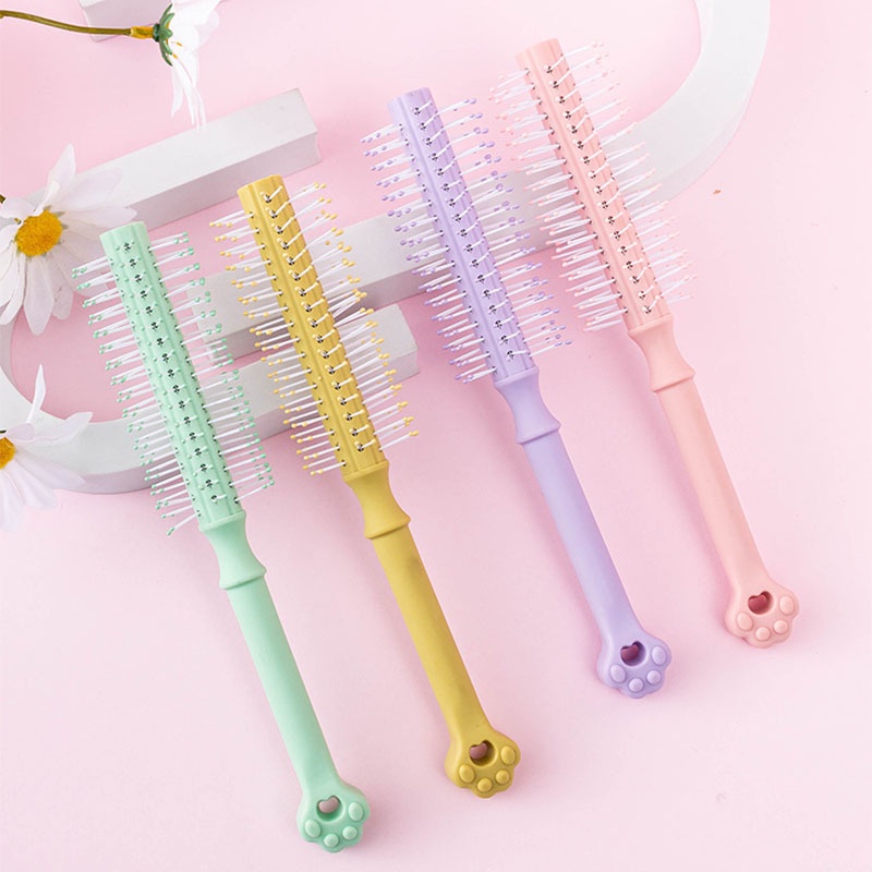 Lược chải tóc đầu tròn tạo kiểu nhiều màu tiện lợi  nhiều kiểu dáng thiết kế đơn giản nhiều màu LC11