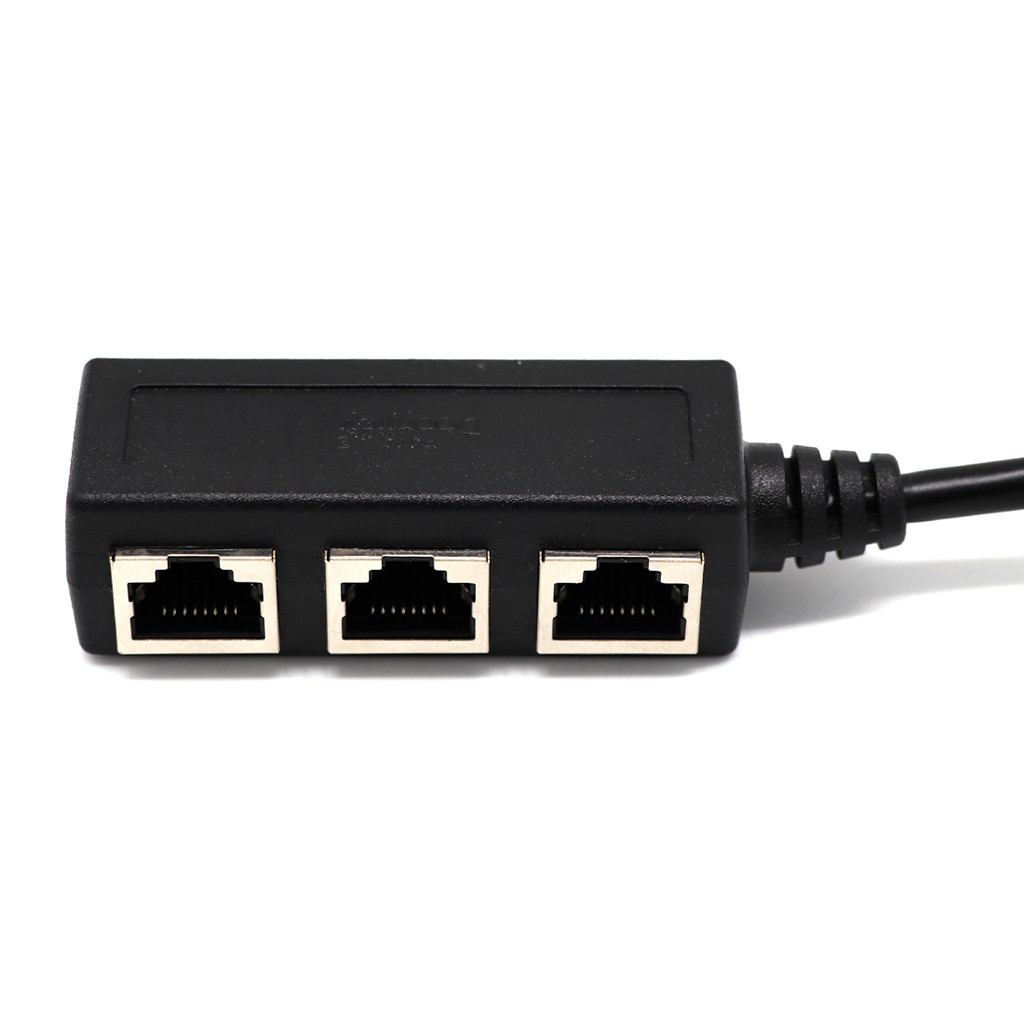 [Bộ chia cáp mạng LAN RJ45 Ethernet Bộ chuyển đổi mở rộng 3 chiều