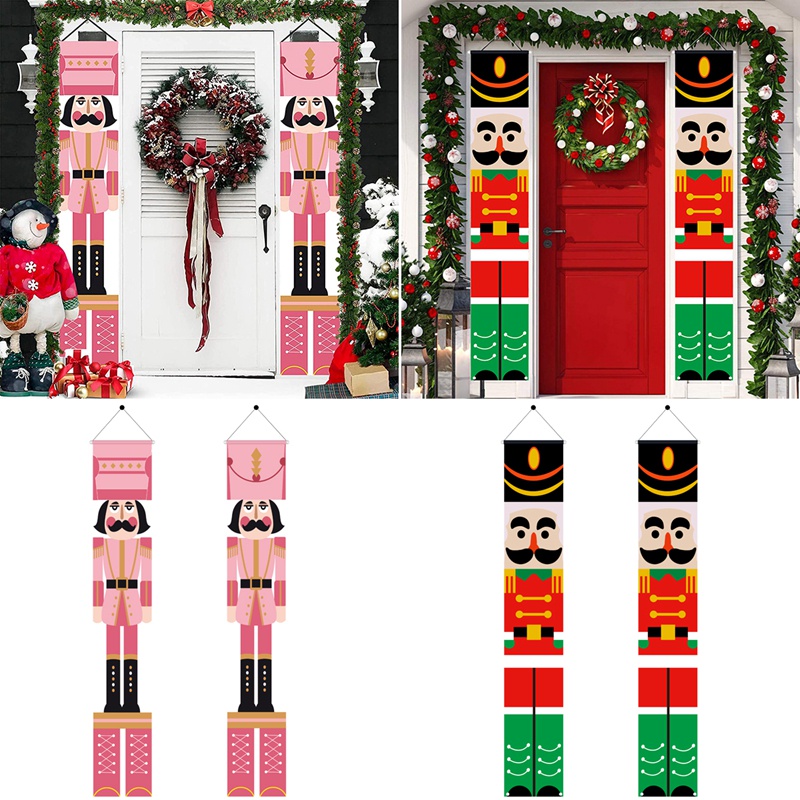 Rèm Cửa 30 * 180CM Trang Trí Giáng Sinh Năm Mới 2024