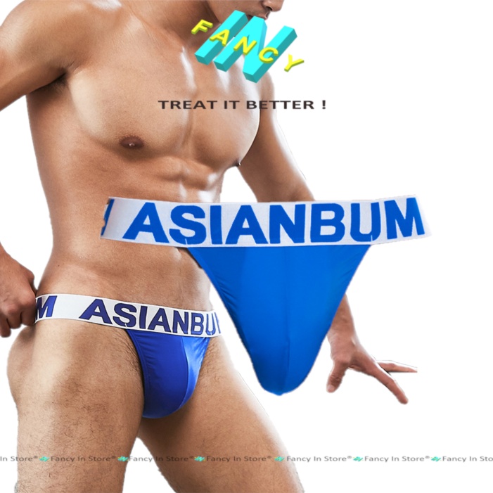 Lọt Khe Nam ASIANBUM Cao Cấp Gợi Cảm, Quần Lót Nam Thun Lạnh Sexy Fancy In - th008