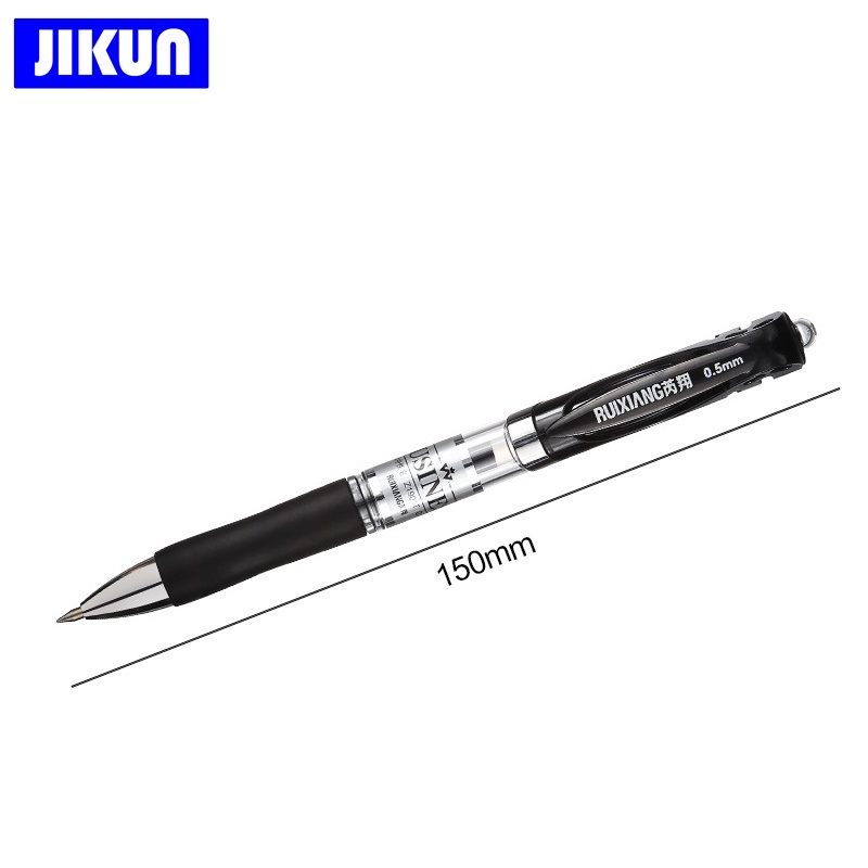 Set 3 bút bi + 20 ruột mực đen/ đỏ/ xanh dương 0.5mm tiện dụng cho văn phòng có bán lẻ