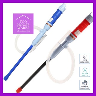Bơm hút tự động nước, rượu, xăng dầu, chất lỏng, hóa chất đủ loại - loại Mini chạy pin tự động chỉ 1 nút bấm.