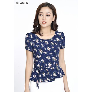 Áo Kiểu Nữ Đai Nơ Lamer L61B18H037